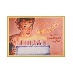 Postkort "Gâteau d'anniversaire"
