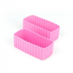Bento Cups - Rektangulære - Pink