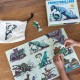 Selvlysende puslespil - Prehistoric Land - 100 brikker