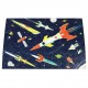 Selvlysende puslespil - Space Age - 100 brikker