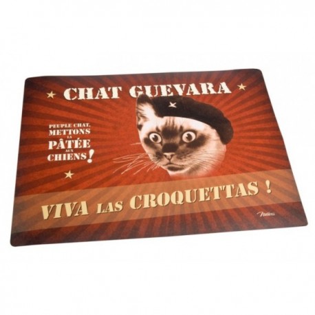 Spisemåtte til katte "Chat Guevara"
