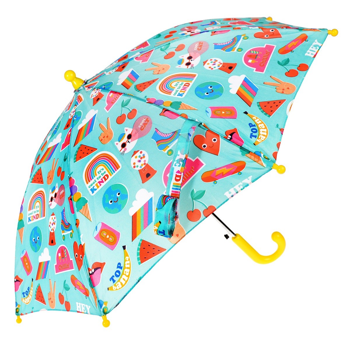 Spanien Scorch generelt Fin paraply til børn med søde og farverige motiver - Den Gule Hylde