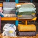 Tweedmill uldplaid - Fishbone Mustard - 150x183 cm