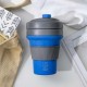 Foldbar kaffekop - 350 ml - Blå