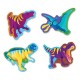 Mudpuppy puslespil - Verdenskort m. dinosaurer - 80 brikker