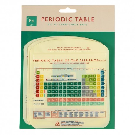 Snackposer - Periodic Table - 3 stk.