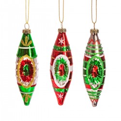 Julekugler - Vintage - 3 stk.